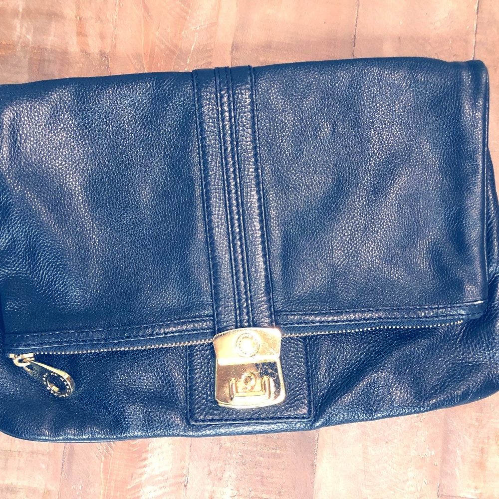 Marc Jacobs Oversized Pebbled Leather Clutch